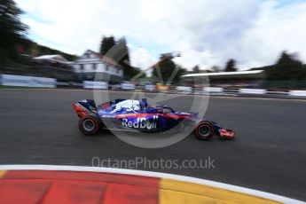 World © Octane Photographic Ltd. Formula 1 – Belgian GP - Qualifying. Scuderia Toro Rosso STR13 – Brendon Hartley. Spa-Francorchamps, Belgium. Saturday 25th August 2018.