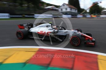 World © Octane Photographic Ltd. Formula 1 – Belgian GP - Qualifying. Haas F1 Team VF-18 – Kevin Magnussen. Spa-Francorchamps, Belgium. Saturday 25th August 2018.