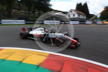 World © Octane Photographic Ltd. Formula 1 – Belgian GP - Qualifying. Haas F1 Team VF-18 – Kevin Magnussen. Spa-Francorchamps, Belgium. Saturday 25th August 2018.