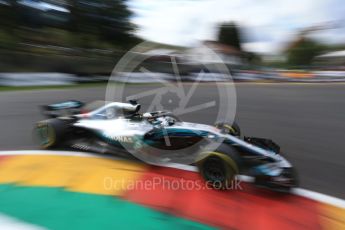 World © Octane Photographic Ltd. Formula 1 – Belgian GP - Qualifying. Mercedes AMG Petronas Motorsport AMG F1 W09 EQ Power+ - Lewis Hamilton. Spa-Francorchamps, Belgium. Saturday 25th August 2018.