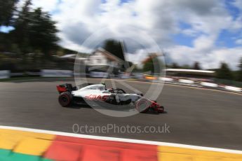 World © Octane Photographic Ltd. Formula 1 – Belgian GP - Qualifying. Haas F1 Team VF-18 – Kevin Magnussen. Spa-Francorchamps, Belgium. Saturday 25th August 2018.