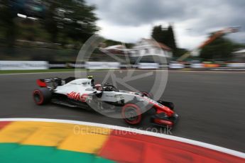 World © Octane Photographic Ltd. Formula 1 – Belgian GP - Qualifying. Haas F1 Team VF-18 – Kevin Magnussen. Spa-Francorchamps, Belgium. Saturday 25th August 2018.