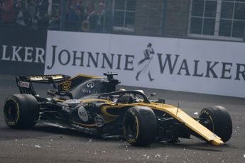 World © Octane Photographic Ltd. Formula 1 – Belgian GP - Race. Renault Sport F1 Team RS18 – Nico Hulkenberg retires. Spa-Francorchamps, Belgium. Sunday 26th August 2018.