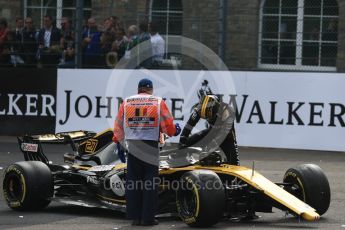 World © Octane Photographic Ltd. Formula 1 – Belgian GP - Race. Renault Sport F1 Team RS18 – Nico Hulkenberg retires. Spa-Francorchamps, Belgium. Sunday 26th August 2018.