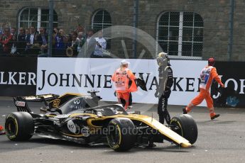 World © Octane Photographic Ltd. Formula 1 – Belgian GP - Race. Renault Sport F1 Team RS18 – Nico Hulkenberg retires. Spa-Francorchamps, Belgium. Sunday 26th August 2018.