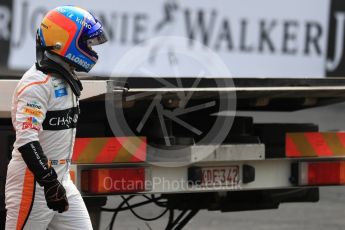World © Octane Photographic Ltd. Formula 1 – Belgian GP - Race. McLaren MCL33 – Fernando Alonso. Spa-Francorchamps, Belgium. Sunday 26th August 2018.