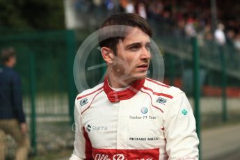 World © Octane Photographic Ltd. Formula 1 – Belgian GP - Race. Alfa Romeo Sauber F1 Team C37 – Charles Leclerc. Spa-Francorchamps, Belgium. Sunday 26th August 2018.