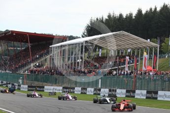 World © Octane Photographic Ltd. Formula 1 – Belgian GP - Race. Scuderia Ferrari SF71-H – Sebastian Vettel. Spa-Francorchamps, Belgium. Sunday 26th August 2018.