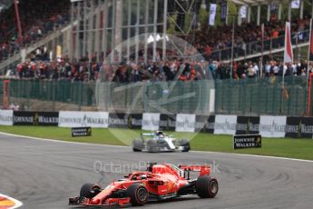 World © Octane Photographic Ltd. Formula 1 – Belgian GP - Race. Scuderia Ferrari SF71-H – Sebastian Vettel. Spa-Francorchamps, Belgium. Sunday 26th August 2018.