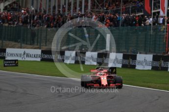 World © Octane Photographic Ltd. Formula 1 – Belgian GP - Race. Scuderia Ferrari SF71-H – Sebastian Vettel. Spa-Francorchamps, Belgium. Sunday 26th August 2018.