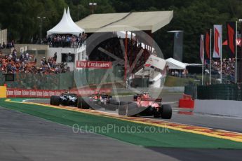 World © Octane Photographic Ltd. Formula 1 – Belgian GP - Race. Scuderia Ferrari SF71-H – Kimi Raikkonen. Spa-Francorchamps, Belgium. Sunday 26th August 2018.