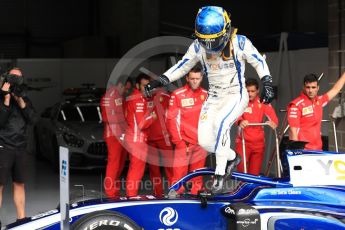World © Octane Photographic Ltd. FIA Formula 2 (F2) – Belgian GP - Race 1. Carlin - Sergio Sette Camara. Spa-Francorchamps, Belgium. Saturday 25th August 2018.