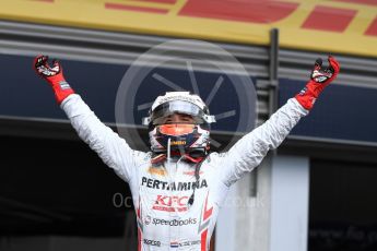 World © Octane Photographic Ltd. FIA Formula 2 (F2) – Belgian GP -  Race 1. Prema Powerteam - Nyck de Vries. Spa-Francorchamps, Belgium. Saturday 25th August 2018.