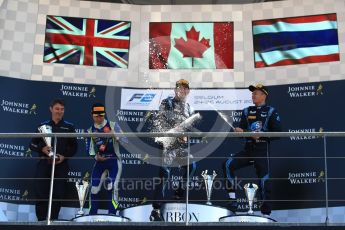 World © Octane Photographic Ltd. FIA Formula 2 (F2) – Belgian GP - Race 2. Carlin - Lando Norris and DAMS - Alexander Albon. Spa-Francorchamps, Belgium. Sunday 26th August 2018.