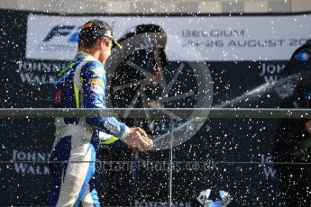 World © Octane Photographic Ltd. FIA Formula 2 (F2) – Belgian GP - Race 2. DAMS - Nicholas Latifi, Carlin - Lando Norris. Spa-Francorchamps, Belgium. Sunday 26th August 2018.