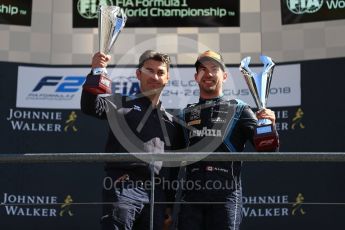 World © Octane Photographic Ltd. FIA Formula 2 (F2) – Belgian GP - Race 2. DAMS - Nicholas Latifi. Spa-Francorchamps, Belgium. Sunday 26th August 2018.