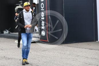 World © Octane Photographic Ltd. Formula 1 – Belgian GP - Paddock. Renault Sport F1 Team RS18 – Carlos Sainz. Spa-Francorchamps, Belgium. Friday 24th August 2018.