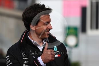 World © Octane Photographic Ltd. Formula 1 - Belgian GP - Paddock. Toto Wolff - Executive Director & Head of Mercedes-Benz Motorsport. Spa-Francorchamps, Belgium. Saturday 25th August 2018.