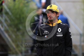 World © Octane Photographic Ltd. Formula 1 – Belgian GP - Paddock. Renault Sport F1 Team RS18 – Carlos Sainz. Spa-Francorchamps, Belgium. Saturday 25th August 2018.