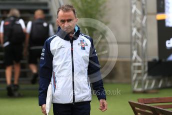 World © Octane Photographic Ltd. Formula 1 - Belgian GP - Paddock. Paddy Lowe - Chief Technical Officer at Williams Martini Racing. Spa-Francorchamps, Belgium. Saturday 25th August 2018.