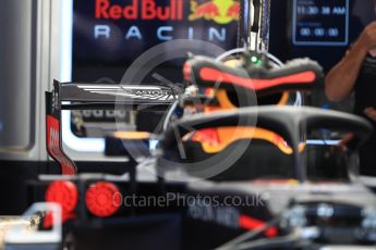 World © Octane Photographic Ltd. Formula 1 – Belgian GP - Pit Lane. Aston Martin Red Bull Racing TAG Heuer RB14. Spa-Francorchamps, Belgium. Thursday 23rd August 2018.
