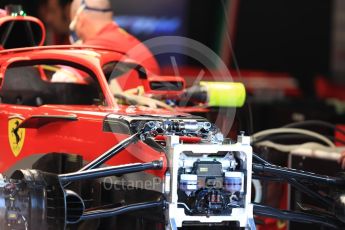 World © Octane Photographic Ltd. Formula 1 – Belgian GP - Pit Lane. Scuderia Ferrari SF71-H. Spa-Francorchamps, Belgium. Thursday 23rd August 2018.