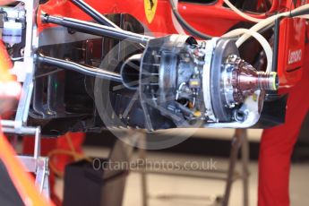 World © Octane Photographic Ltd. Formula 1 – Belgian GP - Pit Lane. Scuderia Ferrari SF71-H. Spa-Francorchamps, Belgium. Thursday 23rd August 2018.