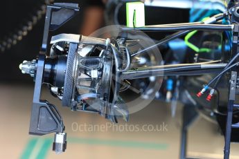 World © Octane Photographic Ltd. Formula 1 – Belgian GP - Pit Lane. Mercedes AMG Petronas Motorsport AMG F1 W09 EQ Power+. Spa-Francorchamps, Belgium. Thursday 23rd August 2018.