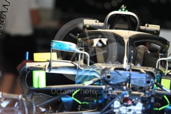 World © Octane Photographic Ltd. Formula 1 – Belgian GP - Pit Lane. Mercedes AMG Petronas Motorsport AMG F1 W09 EQ Power+. Spa-Francorchamps, Belgium. Thursday 23rd August 2018.