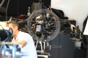 World © Octane Photographic Ltd. Formula 1 – Belgian GP - Pit Lane. Mercedes AMG Petronas Motorsport AMG F1 W09 EQ Power+. Spa-Francorchamps, Belgium. Thursday 23rd August 2018.