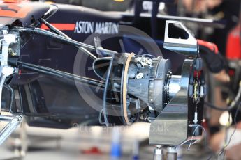 World © Octane Photographic Ltd. Formula 1 – Belgian GP - Pit Lane. Aston Martin Red Bull Racing TAG Heuer RB14. Spa-Francorchamps, Belgium. Thursday 23rd August 2018.