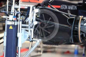 World © Octane Photographic Ltd. Formula 1 – Belgian GP - Pit Lane. Aston Martin Red Bull Racing TAG Heuer RB14. Spa-Francorchamps, Belgium. Thursday 23rd August 2018.