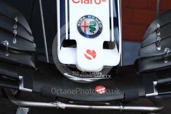 World © Octane Photographic Ltd. Formula 1 – Belgian GP - Pit Lane. Alfa Romeo Sauber F1 Team C37. Spa-Francorchamps, Belgium. Thursday 23rd August 2018.