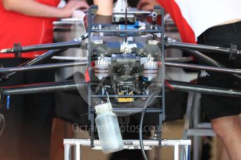 World © Octane Photographic Ltd. Formula 1 – Belgian GP - Pit Lane. Alfa Romeo Sauber F1 Team C37. Spa-Francorchamps, Belgium. Thursday 23rd August 2018.