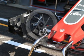 World © Octane Photographic Ltd. Formula 1 – Belgian GP - Pit Lane. Haas F1 Team VF-18. Spa-Francorchamps, Belgium. Thursday 23rd August 2018.