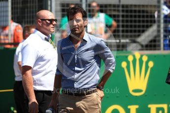 World © Octane Photographic Ltd. Formula 1 - British GP - Grid. Mark Webber. Silverstone Circuit, Towcester, UK. Sunday 8th July 2018.