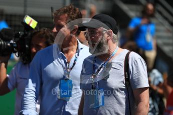 World © Octane Photographic Ltd. Formula 1 - British GP - Grid. Liam Cunningham (Davos Seaworth in Game of Thrones) Silverstone Circuit, Towcester, UK. Sunday 8th July 2018.