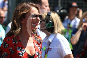 World © Octane Photographic Ltd. Formula 1 - British GP - Grid. Geri Horner. Silverstone Circuit, Towcester, UK. Sunday 8th July 2018.