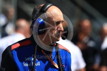 World © Octane Photographic Ltd. Formula 1 - British GP - Grid. Franz Tost – Team Principal of Scuderia Toro Rosso. Silverstone Circuit, Towcester, UK. Sunday 8th July 2018.