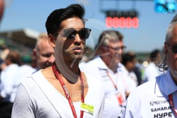 World © Octane Photographic Ltd. Formula 1 - British GP - Grid. Siddharth Mallya - Sahara Force India. Silverstone Circuit, Towcester, UK. Sunday 8th July 2018.