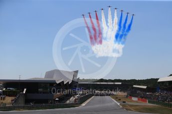 World © Octane Photographic Ltd. Formula 1 – British GP - Grid. Royal Air Force display team - The Red Arrows, British Aerospace BAe Hawk T1a. Silverstone Circuit, Towcester, UK. Sunday 8th July 2018.