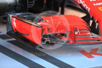 World © Octane Photographic Ltd. Formula 1 – British GP - Paddock. Scuderia Ferrari SF71-H. Silverstone Circuit, Towcester, UK. Saturday 7th July 2018.