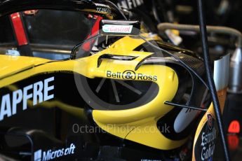 World © Octane Photographic Ltd. Formula 1 – British GP - Paddock. Renault Sport F1 Team RS18. Silverstone Circuit, Towcester, UK. Saturday 7th July 2018.