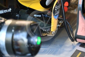 World © Octane Photographic Ltd. Formula 1 – British GP - Paddock. Renault Sport F1 Team RS18. Silverstone Circuit, Towcester, UK. Saturday 7th July 2018.
