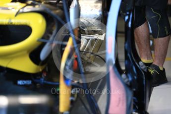 World © Octane Photographic Ltd. Formula 1 – British GP - Paddock. Renault Sport F1 Team RS18. Silverstone Circuit, Towcester, UK. Saturday 7th July 2018.