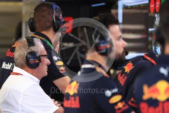 World © Octane Photographic Ltd. Formula 1 - British GP - Practice 3.Helmut Marko - advisor to the Red Bull GmbH Formula One Teams and head of Red Bull's driver development program. Silverstone Circuit, Towcester, UK. Saturday7th July 2018.