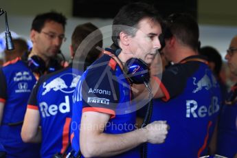 World © Octane Photographic Ltd. Formula 1 - British GP - Practice 3. James Key – Technical Director of Racing of Scuderia Toro Rosso. Silverstone Circuit, Towcester, UK. Saturday7th July 2018.