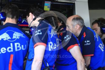 World © Octane Photographic Ltd. Formula 1 - British GP - Practice 3. Franz Tost – Team Principal of Scuderia Toro Rosso. Silverstone Circuit, Towcester, UK. Saturday7th July 2018.