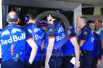 World © Octane Photographic Ltd. Formula 1 - British GP - Practice 3. Franz Tost – Team Principal of Scuderia Toro Rosso. Silverstone Circuit, Towcester, UK. Saturday7th July 2018.