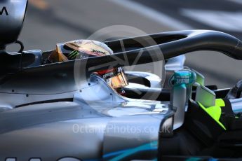 World © Octane Photographic Ltd. Formula 1 – British GP - Paddock. Mercedes AMG Petronas Motorsport AMG F1 W09 EQ Power+ - Lewis Hamilton. Silverstone Circuit, Towcester, UK. Saturday 7th July 2018.